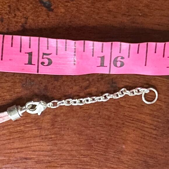 Silpada Israel Pink Cat Dog Sterling Silver Necklace Earring Set 925 Pet Jewelry - Picture 6 of 11